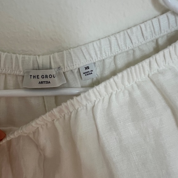 Aritzia Cream Wide-Leg Pants - Picture 8 of 11